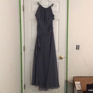 Gray Bridesmaid Dress